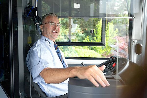 Pjer Ortmann bei der Arbeit